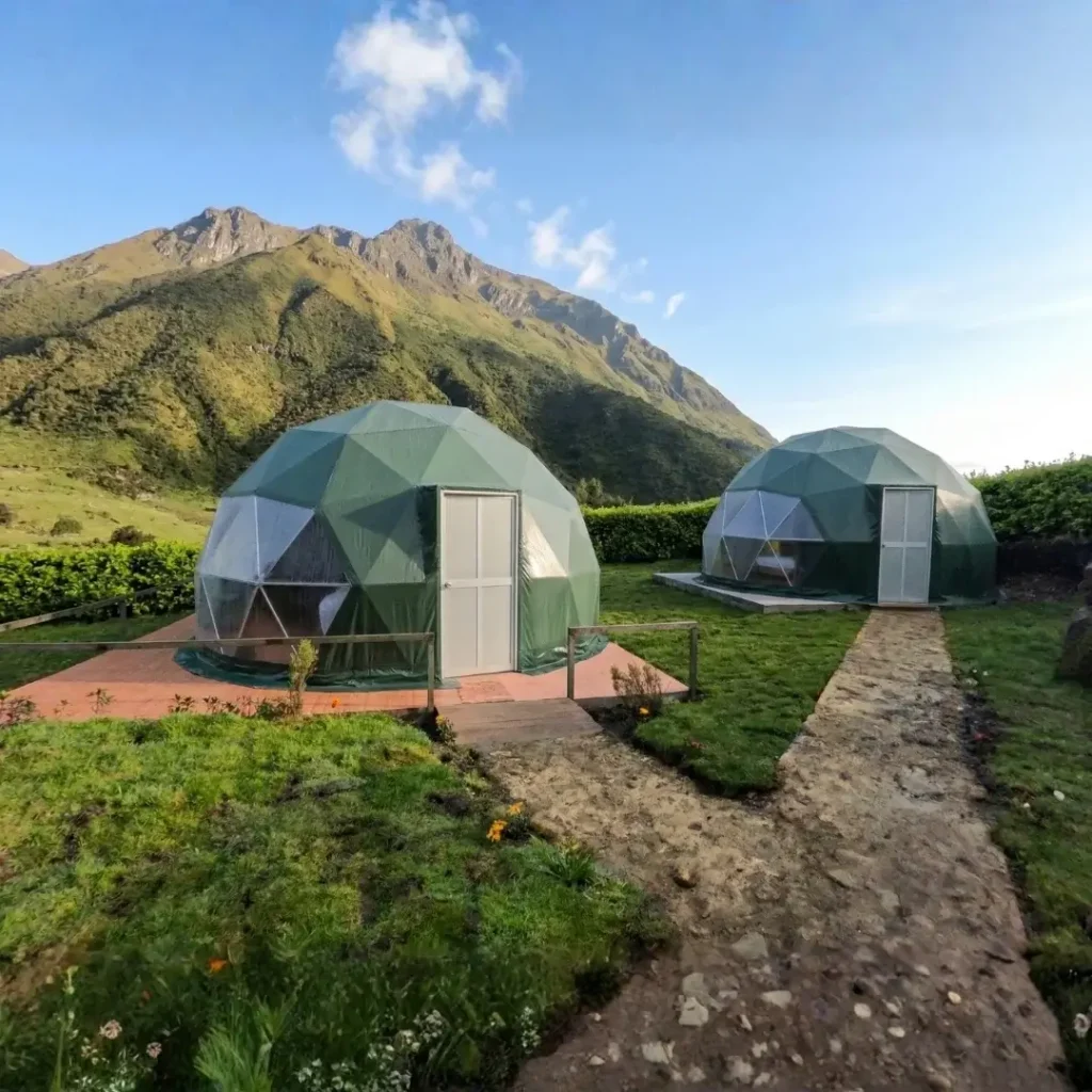 Sky Dome Camp on the Salkantay trek to Machu Picchu