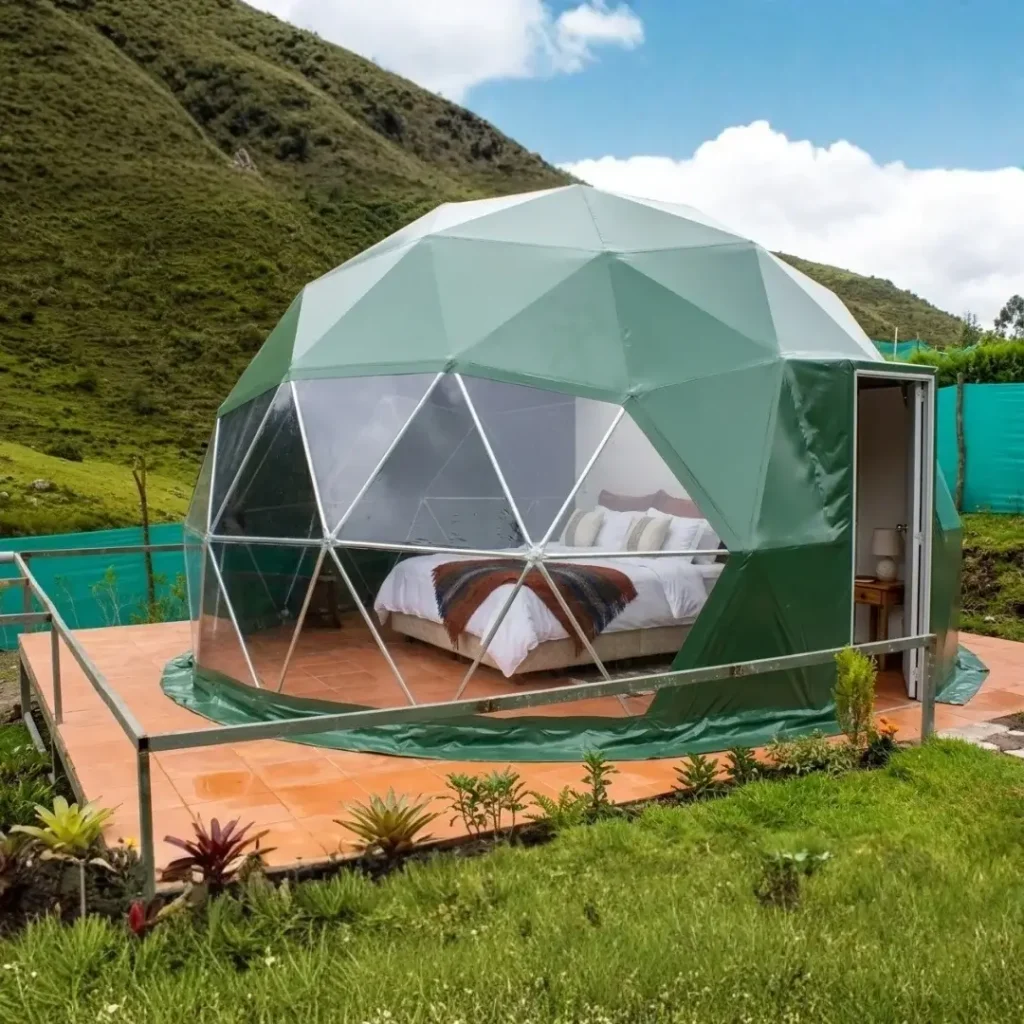 Sky Dome Camp on the Salkantay trek to Machu Picchu