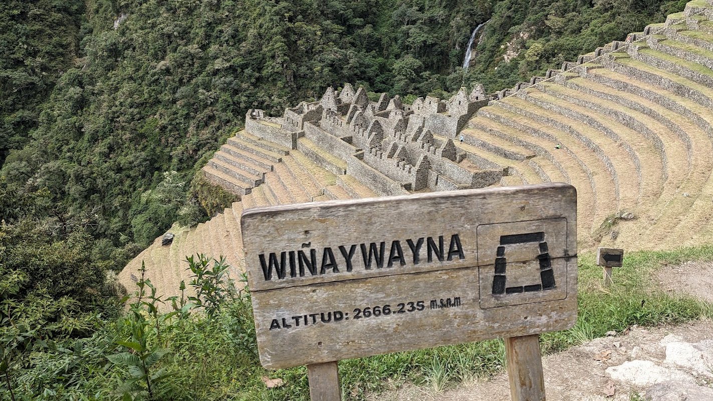 Wiñay Wayna on the 4 Day Inca Trail to Machu Picchu