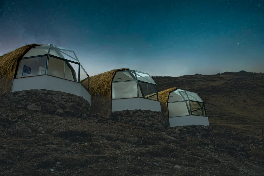 Hotel at Pacchanta in Ausangate, Sky Dome